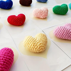 Pocket Squeeze Hug Heart Bridesmaid Gift Crochet Hug
