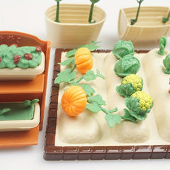 30pcs Mini DollHouse Garden Set Forest Family Kitchen Garden Growing Toy