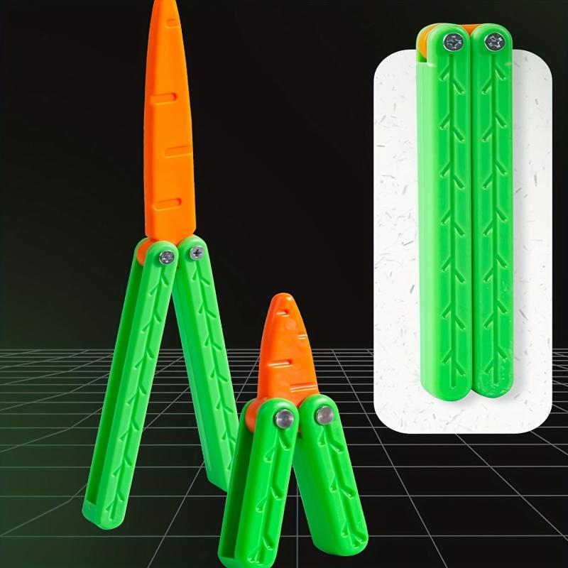 Carrot Butterfly Decompression Toy for Stress Relief