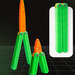 Carrot Butterfly Decompression Toy for Stress Relief