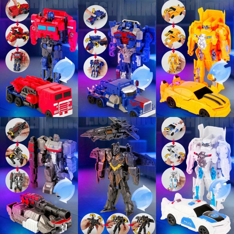 Deformation Robot Toy Model in 1 Second Car Airplane Gift