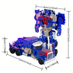 Deformation Robot Toy Model in 1 Second Car Airplane Gift