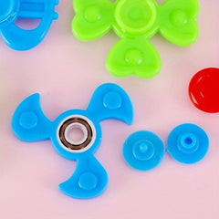 8pcs Decompression Fidget Spinner Toy Creative Finger Spinner Small Mini Toy