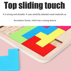 Wooden Daily Calendar Puzzle - Christmas Gift