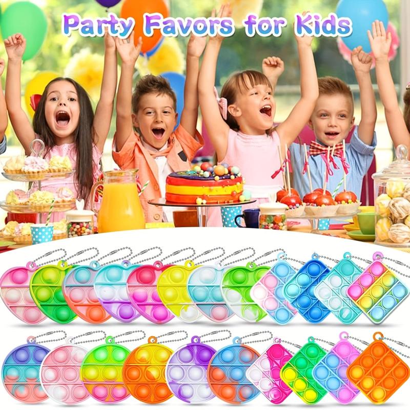 24pcs Pop Fidget Toys Party Favors for Toddler Mini Stress Toys for Kids