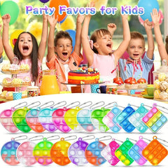 24pcs Pop Fidget Toys Party Favors for Toddler Mini Stress Toys for Kids
