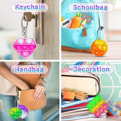 24pcs Pop Fidget Toys Party Favors for Toddler Mini Stress Toys for Kids