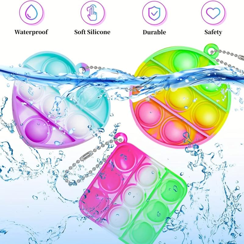 24pcs Pop Fidget Toys Party Favors for Toddler Mini Stress Toys for Kids