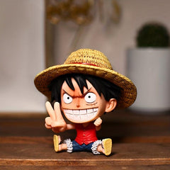 Big Head PVC Character Toy Car Decoration Model Gift Collection