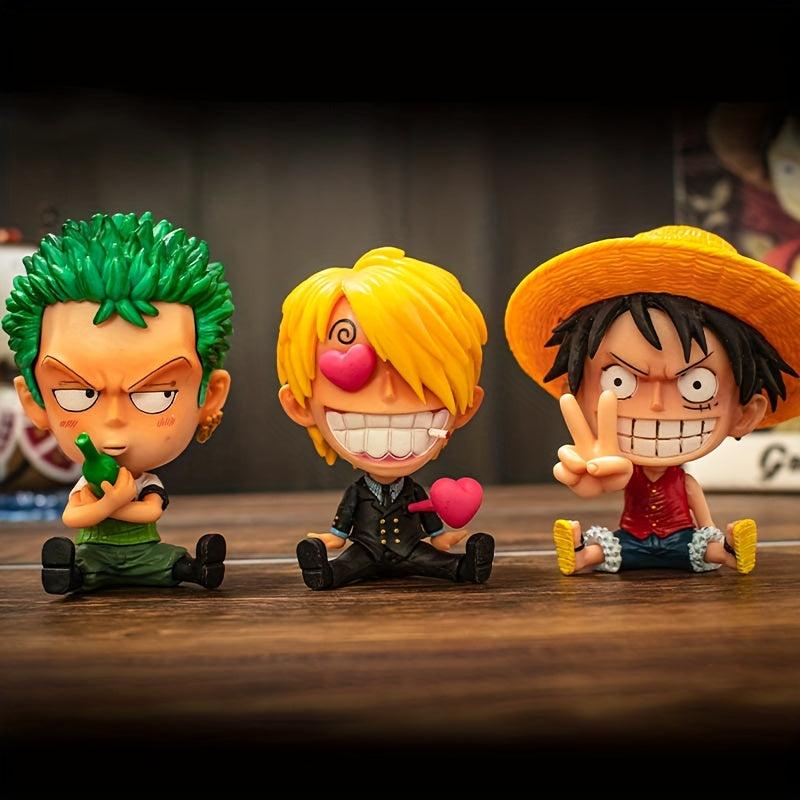 Big Head PVC Character Toy Car Decoration Model Gift Collection