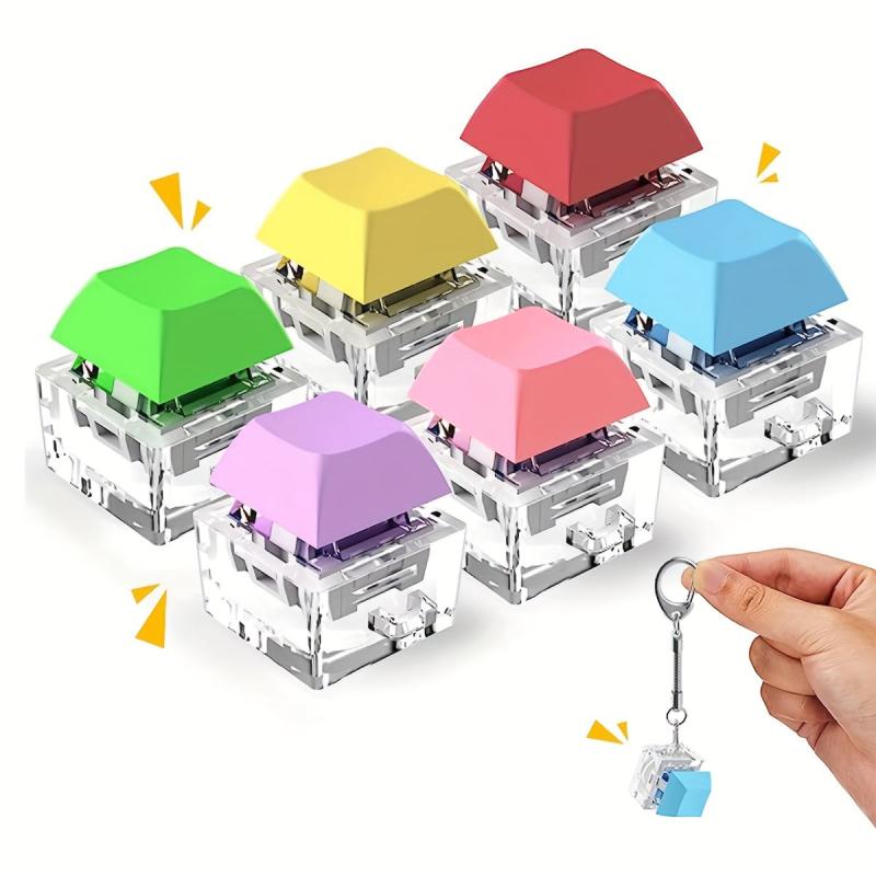 Keyboard Decompression Toy Keychain Stress Relief Sound Toy