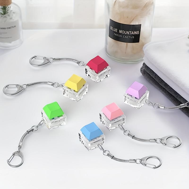Keyboard Decompression Toy Keychain Stress Relief Sound Toy
