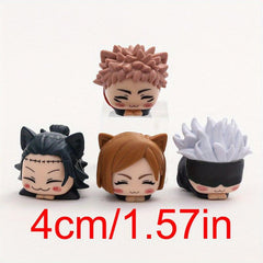 4pcs Anime Sleep Cat Figure Toys Dolls Ornaments Christmas Birthday Gift