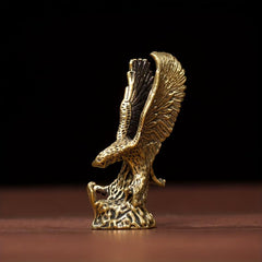 Brass Crane Eagle Metal Statue Metal Crafts Desktop Small Ornaments