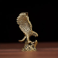 Brass Crane Eagle Metal Statue Metal Crafts Desktop Small Ornaments