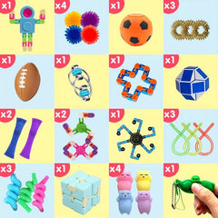 30Pcs Random Sensory Toy Set Fidget Toys Party Favors