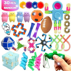 30Pcs Random Sensory Toy Set Fidget Toys Party Favors