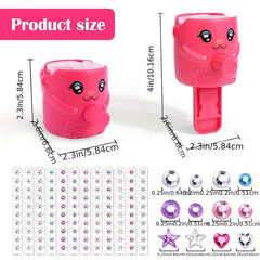 240pcs Gems Hair Nail Clippers Hair Charming Kit