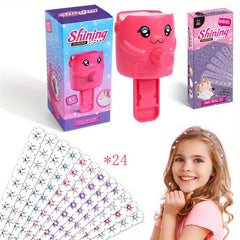 240pcs Gems Hair Nail Clippers Hair Charming Kit