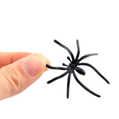 Gothic Punk Spider Webs Opening Ring Dark Animal Trick Toys
