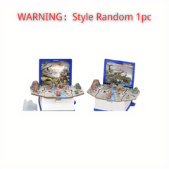 3D Deformation Toy Dinosaur Key Chain Creative Book