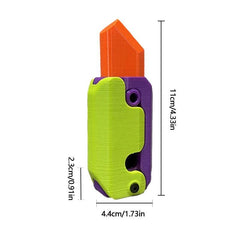 3D Gravity Toy Model Glow Radish Decompression