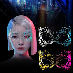 LED Face Mask Luminous Glasses Glow In Dark Glasses Musical Party Decoration