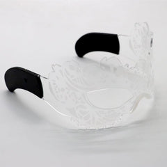 LED Face Mask Luminous Glasses Glow In Dark Glasses Musical Party Decoration
