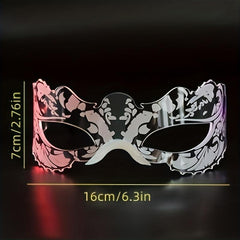 LED Face Mask Luminous Glasses Glow In Dark Glasses Musical Party Decoration