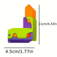 3D Mini Radish Toy Prank Butterfly Model