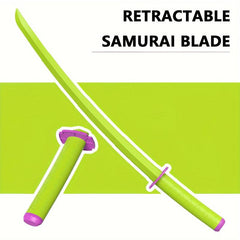 3D Printed Gravity Retractable Samurai Sword Model Toy