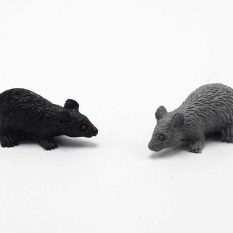 Mini Gray Mouse Cub Prank Scary Toy Halloween Horror