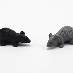 Mini Gray Mouse Cub Prank Scary Toy Halloween Horror