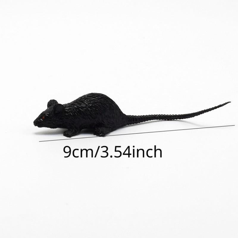 Mini Gray Mouse Cub Prank Scary Toy Halloween Horror