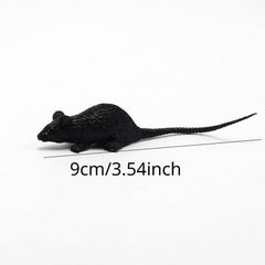 Mini Gray Mouse Cub Prank Scary Toy Halloween Horror