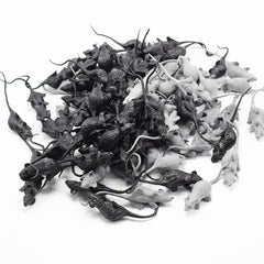 Mini Gray Mouse Cub Prank Scary Toy Halloween Horror