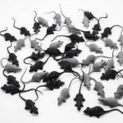 Mini Gray Mouse Cub Prank Scary Toy Halloween Horror