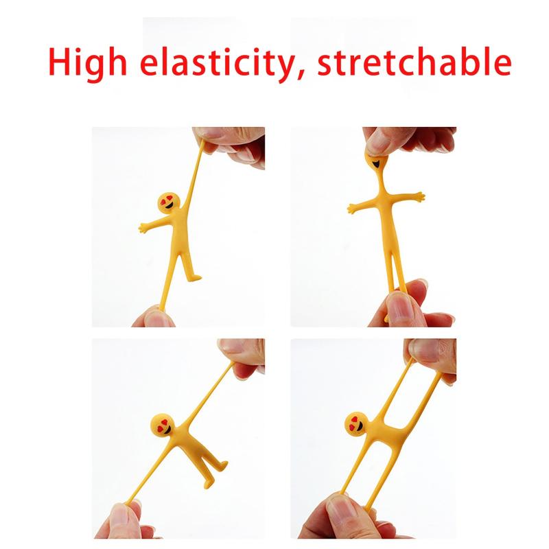 50pcs Random Mixed Stretchable Little Man Decompression Toys