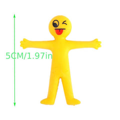50pcs Random Mixed Stretchable Little Man Decompression Toys