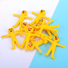 50pcs Random Mixed Stretchable Little Man Decompression Toys