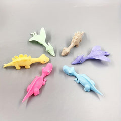Dinosaur Decompression Toy with Slingshot - Fun and Sticky Wall Release Toy