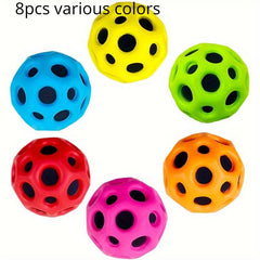 High Bouncing Space Balls for Coordination Training