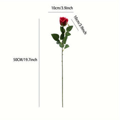 Father's Christmas Simulation Rose Flower Decoration Toy