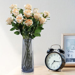 Father's Christmas Simulation Rose Flower Decoration Toy