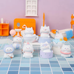 Resin Crafts Blind Box Toy Cat Ornaments Birthday Party Favor Desktop Decoration