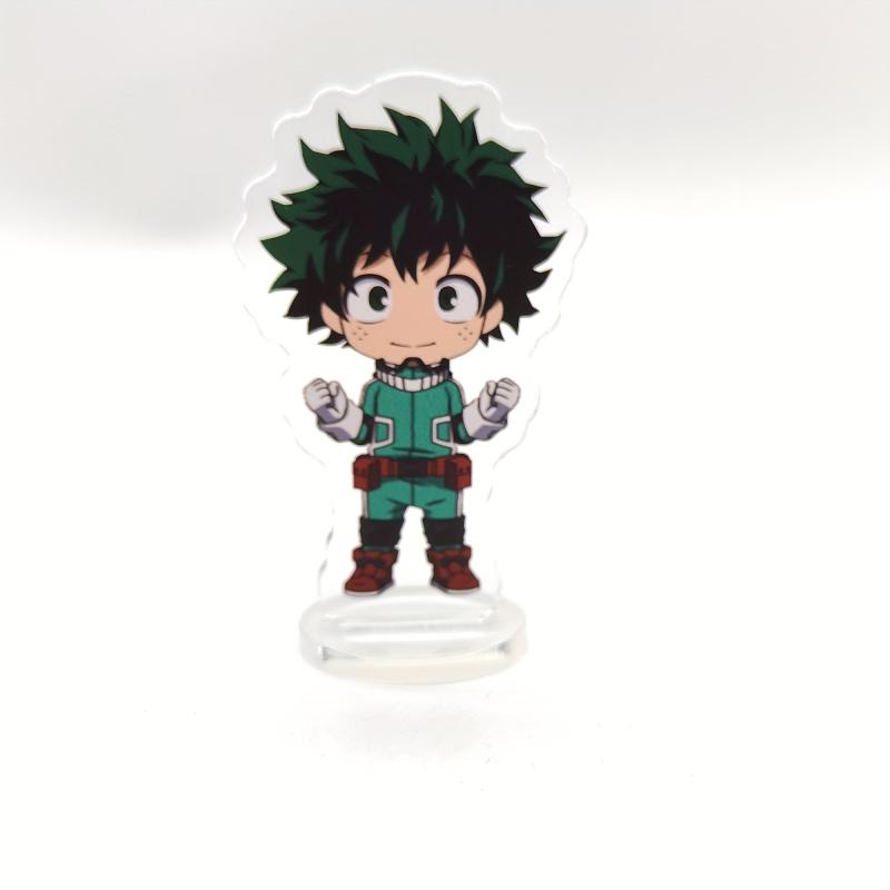 3pcs Anime Acrylic Figures Stand Model Plate Desk Decor For Fans