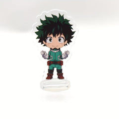 3pcs Anime Acrylic Figures Stand Model Plate Desk Decor For Fans