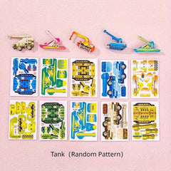 10pcs Cartoon 3D Puzzle Airplane Dinosaur Insect Model Foam Toy Gift