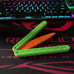 3D Carrot Butterfly Decompression Toy