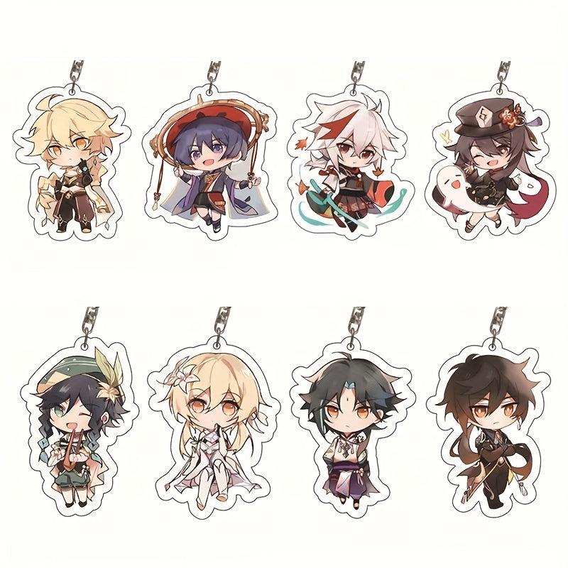 Anime Keychain for Bag Keyring
